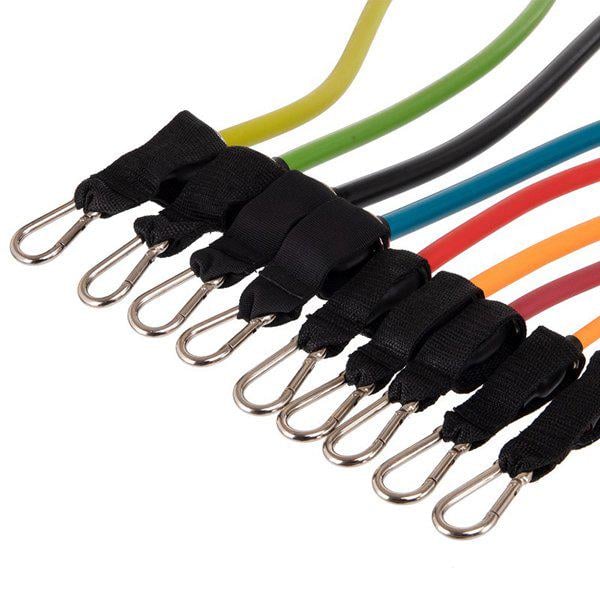 Еспандер Resistance Band DT-1002 багатофункціональний для фітнесу 9 джгутів (56363172) - фото 4