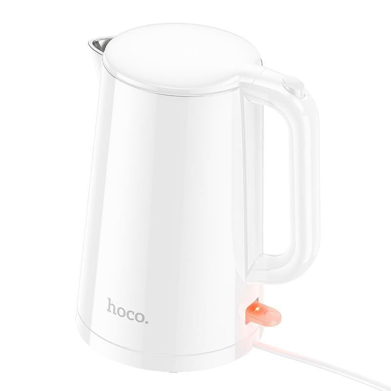 Электрочайник Hoco HE11 electric kettle 1500-1800 Вт 1,7 л Белый (613301)