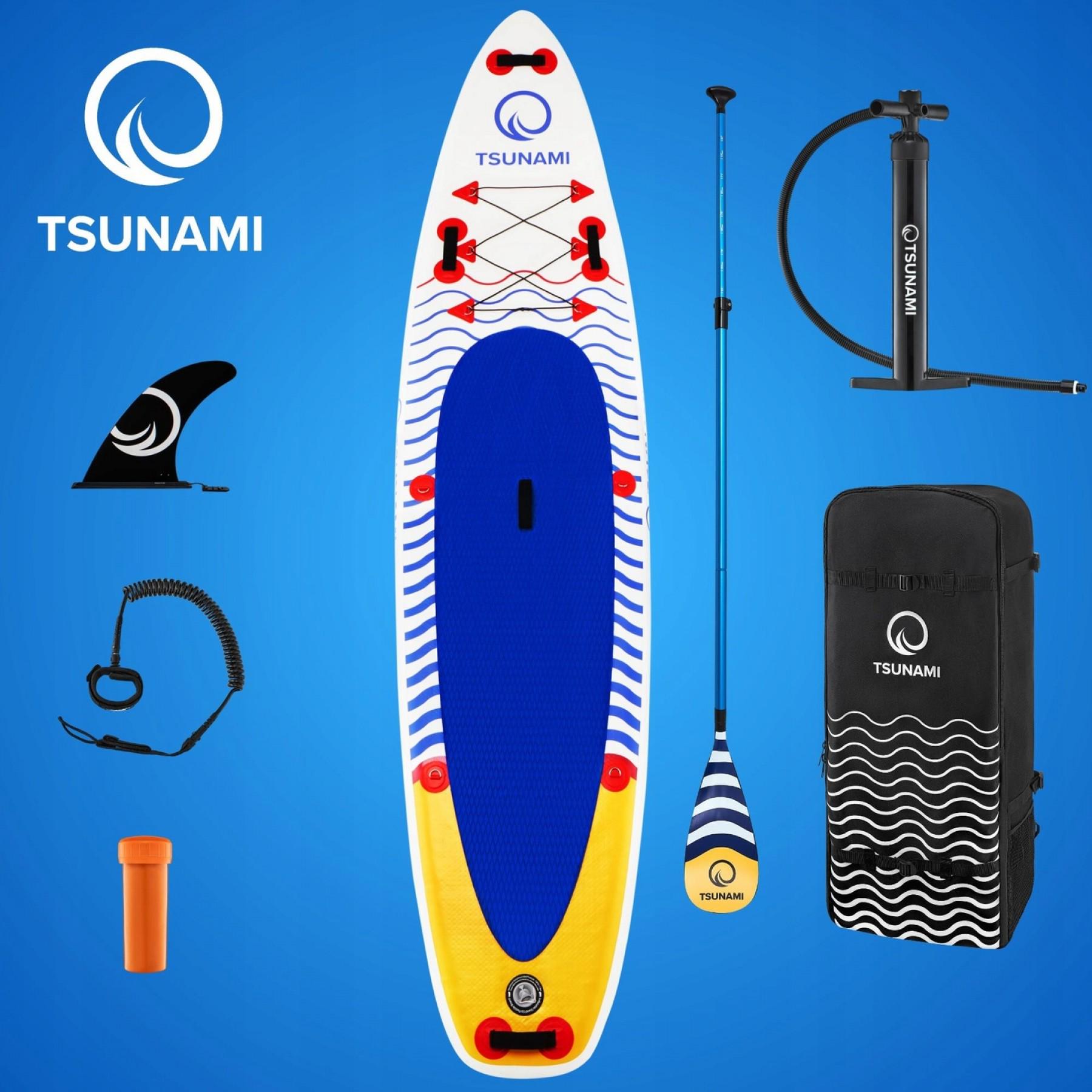 SUP-доска надувная TSUNAMI 350 см с веслом Wave T09 - фото 2