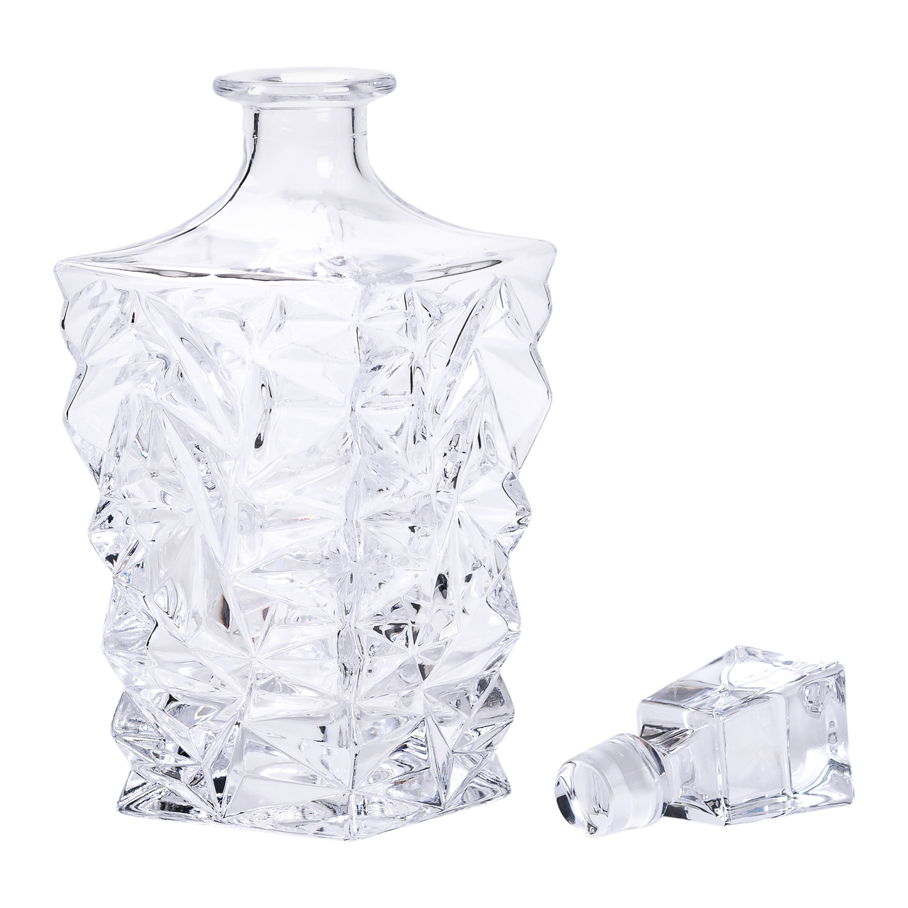 Декантер для виски с пробкой HP-19-33 1 л 11х11х28 см (A-034196) - фото 5 Декантер для виски с пробкой HP-19-33 1 л 11х11х28 см (A-034196) - фото 5