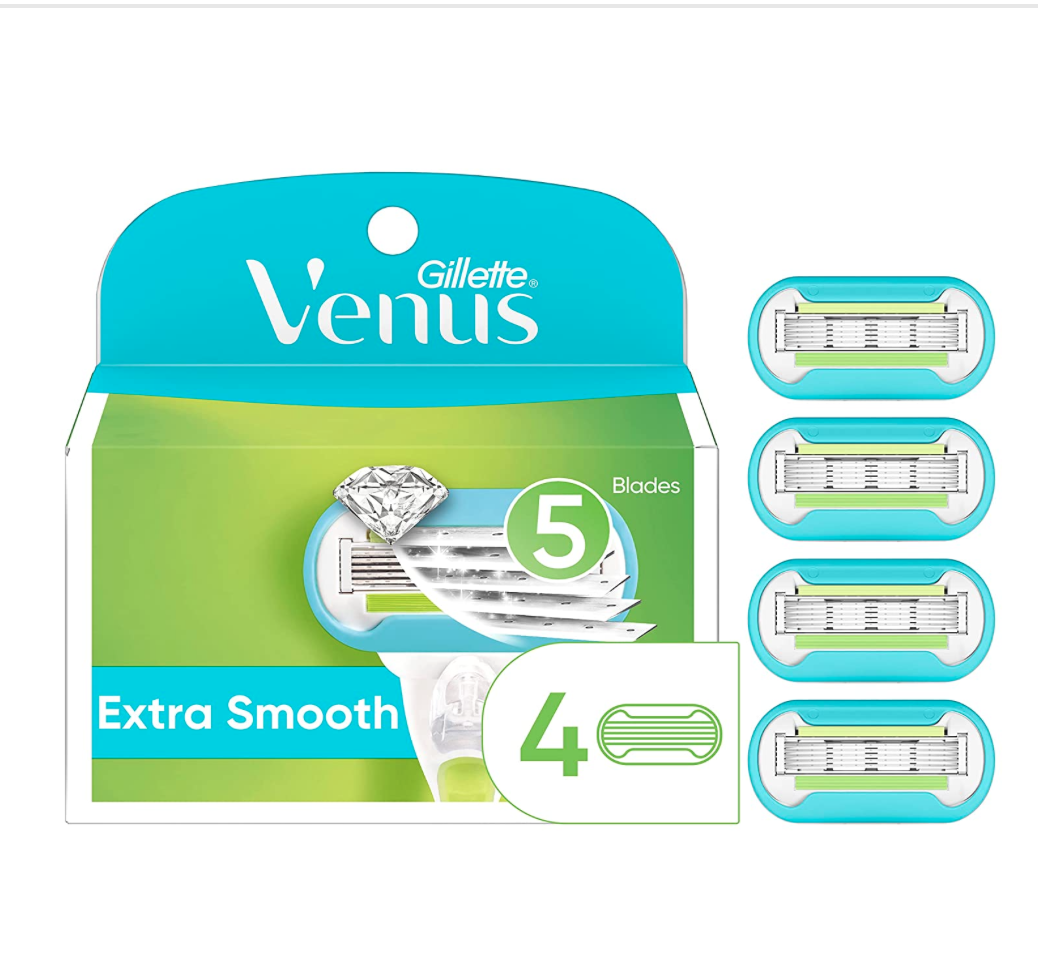 Картриджі змінні для гоління жіночі Gillette Venus 5 лез Extra Smooth касети 4 шт. (8056820) - фото 8