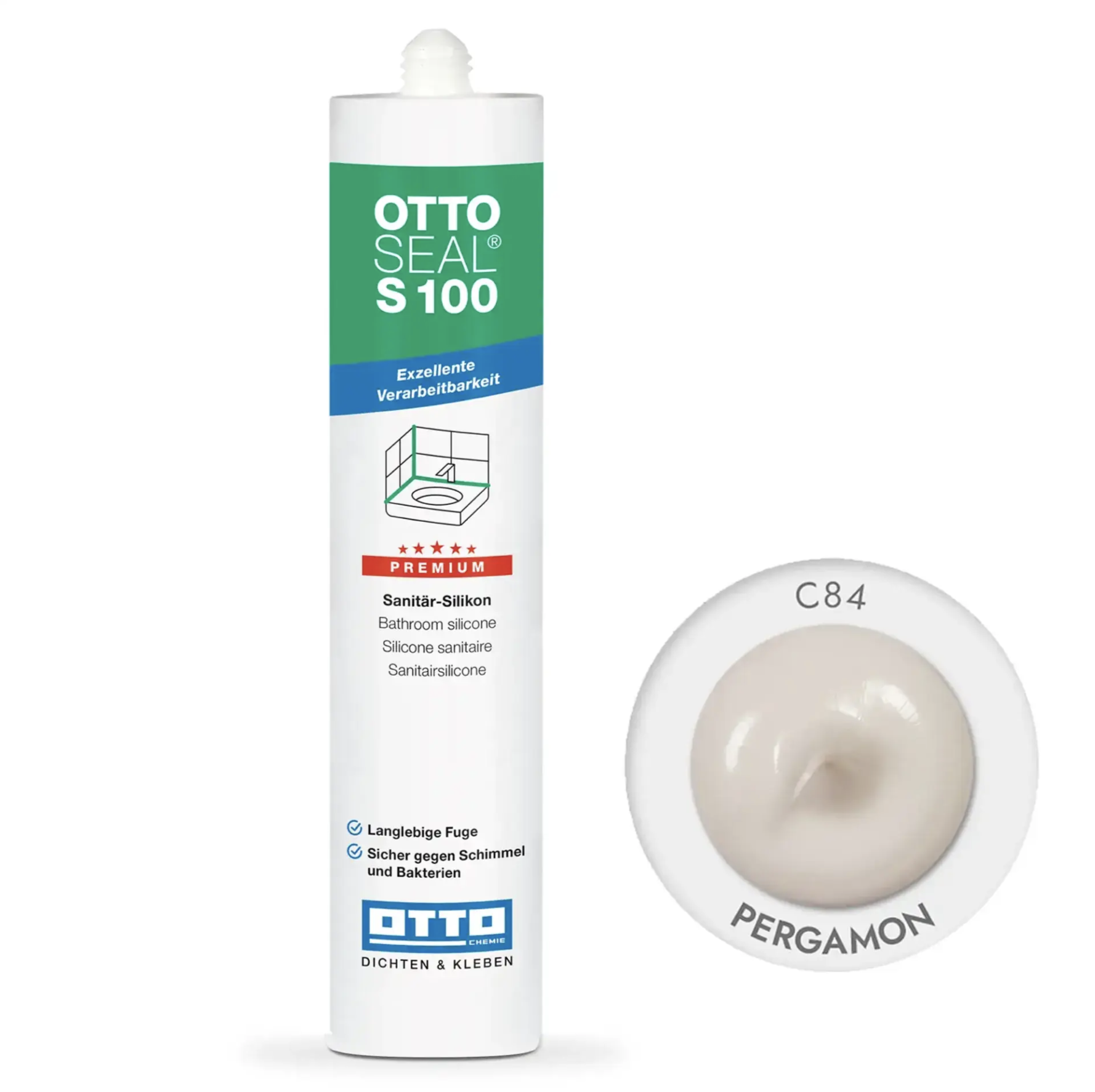 Герметик силиконовый OTTOSEAL S100 С84 (S100C84) Герметик силиконовый OTTOSEAL S100 С84 (S100C84)