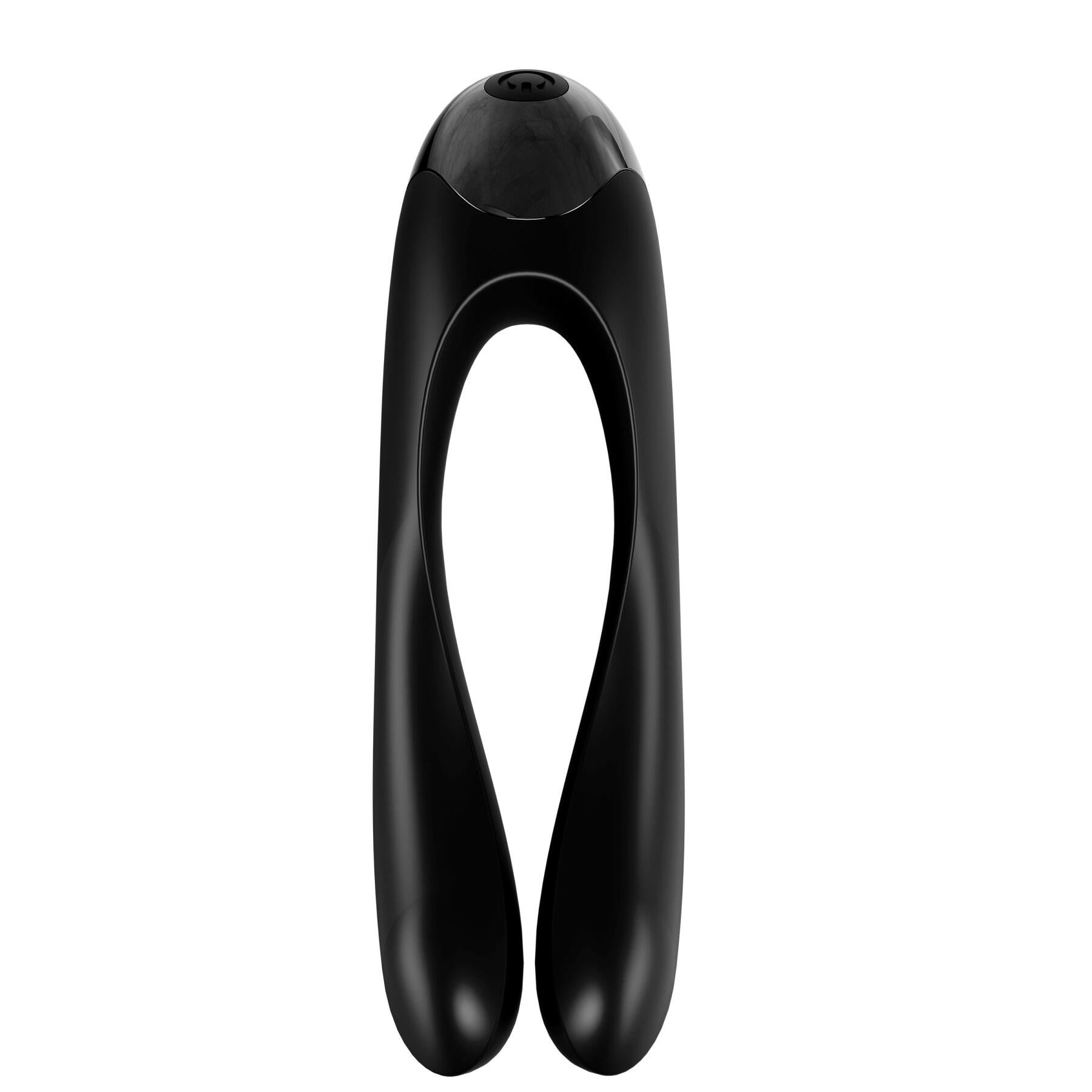 Вибратор на палец Satisfyer Candy Cane Черный (30278085)