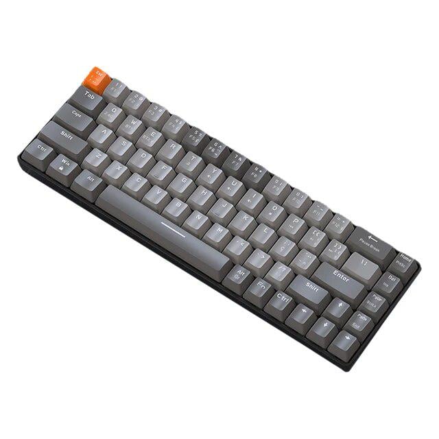 Клавіатура механічна бездротова Ziyo K68 60% TKL Wireless red switch - фото 1 Клавіатура механічна бездротова Ziyo K68 60% TKL Wireless red switch - фото 1
