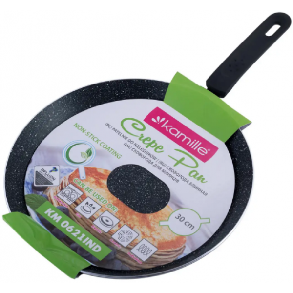 Сковорода для блинов для индукции Kamille KM-0621 30 см