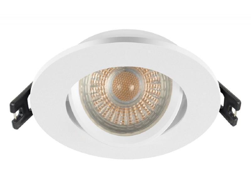 Точечный светильник Luxel GU5.3 IP20 круг Белый (DP-06W)