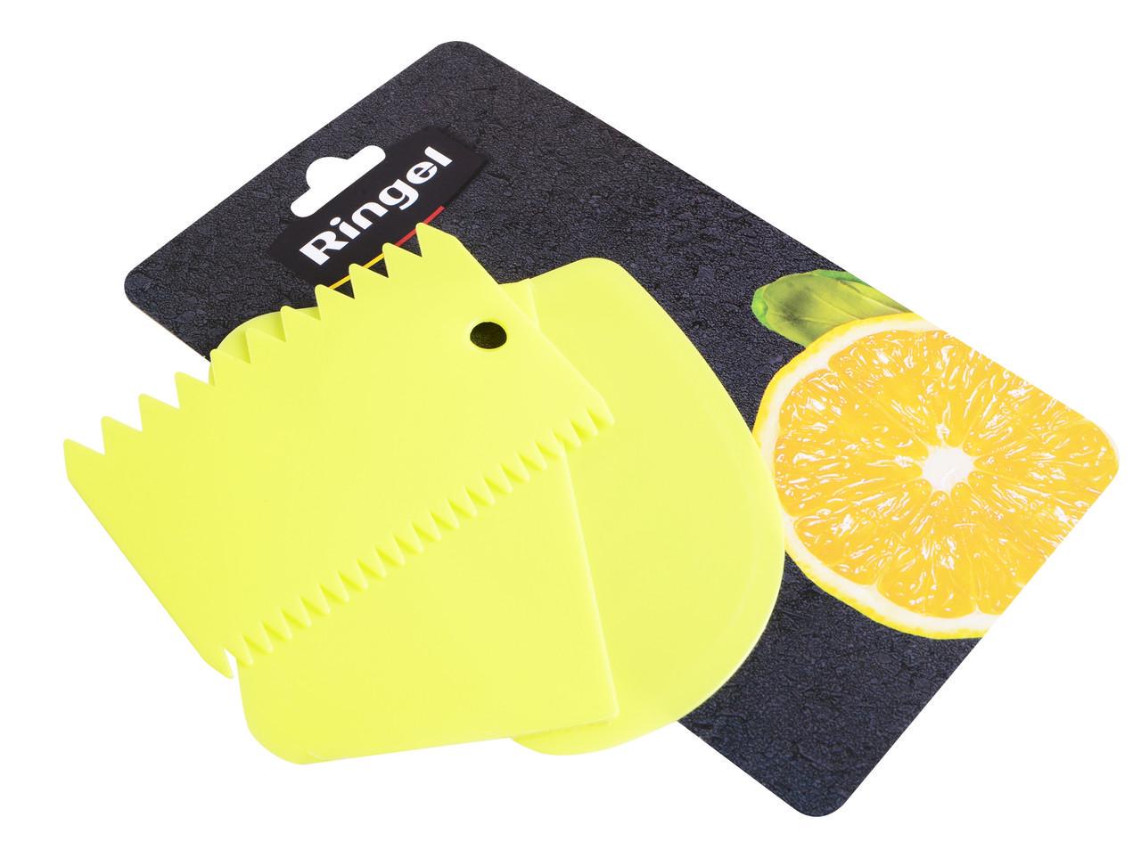 Набор кондитерских скребков Ringel Main пластик 3 шт. Салатовый (RG-5103/12)