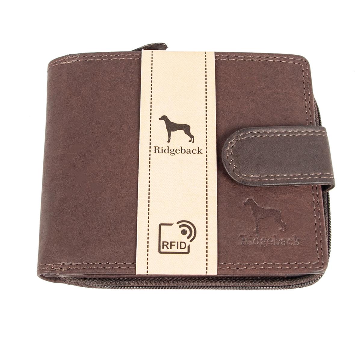 Гаманець шкіряний чоловічий Ridgeback JBNC43MN Brown (JBNC43 BRN) - фото 6 Гаманець шкіряний чоловічий Ridgeback JBNC43MN Brown (JBNC43 BRN) - фото 6