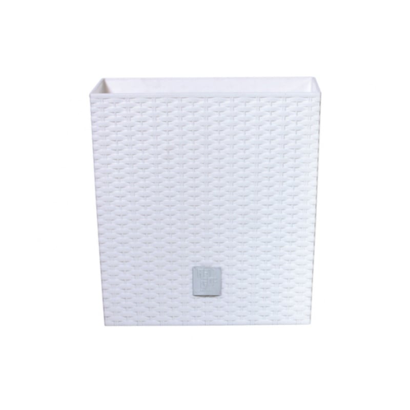 Горшок для цветов Prosperplast Rato со вставкой 2в1 Н-20,2 см Белый (70892-449)