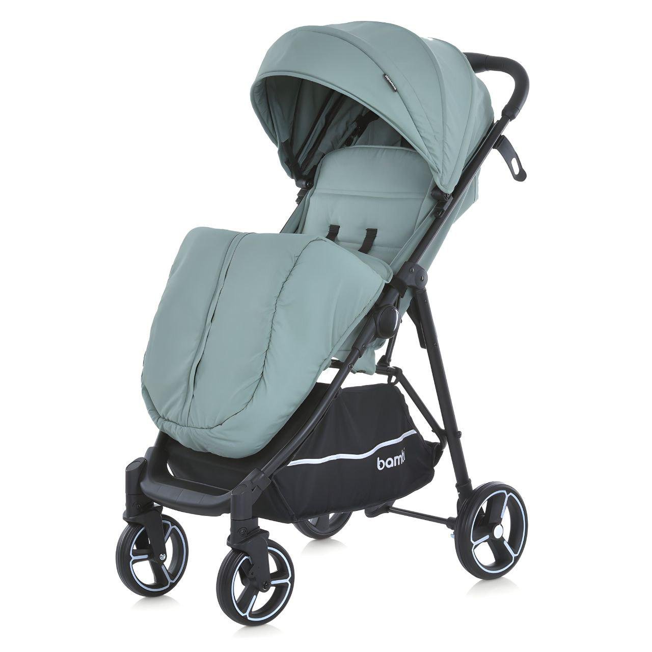 Коляска-книжка прогулочная Bambi M 4249-2 максимальная нагрузка до 25 кг Green Matt (24039636) - фото 2