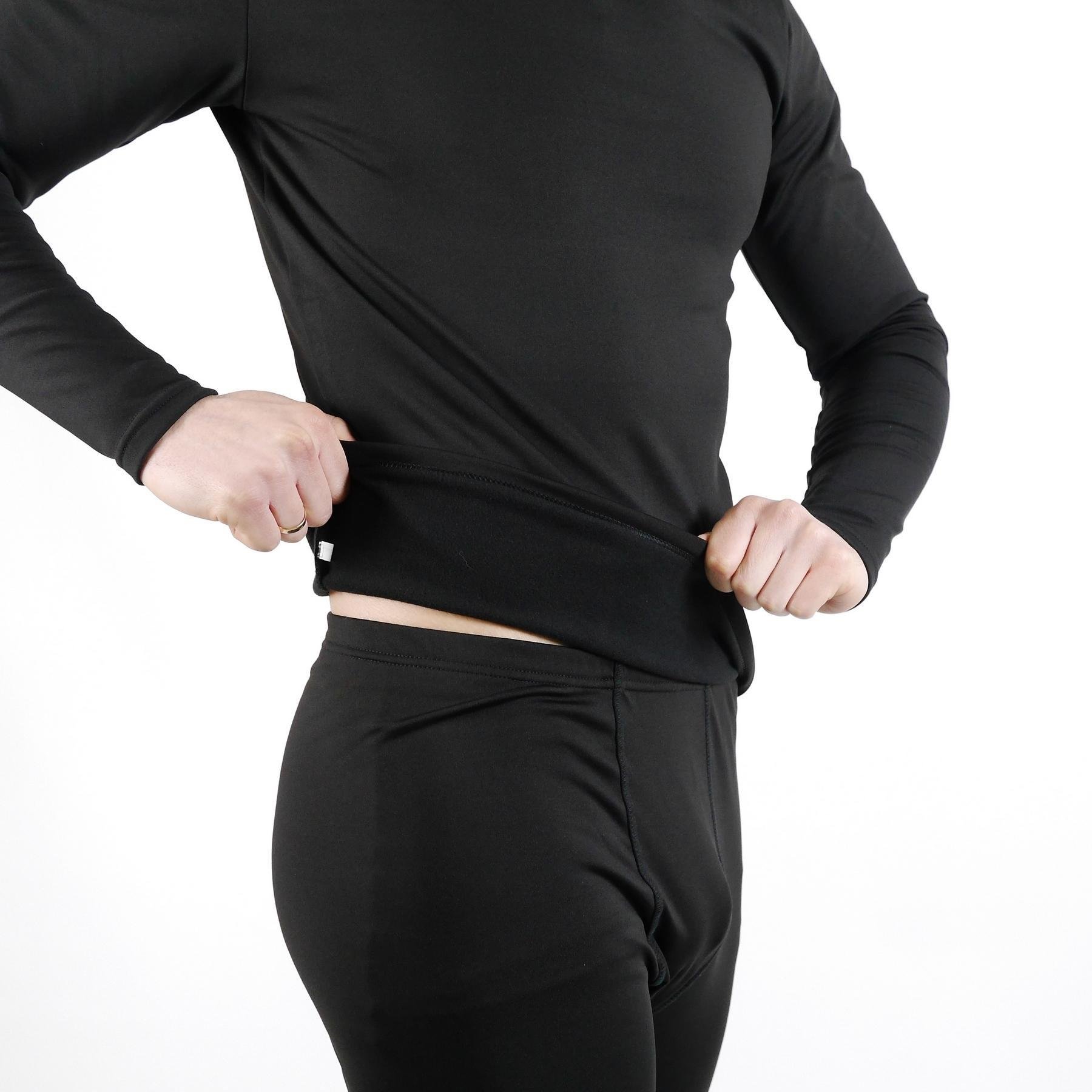 Комплект термобелья на флисе XXXL Черный (1145-XXXL) - фото 10 Комплект термобелья на флисе XXXL Черный (1145-XXXL) - фото 10