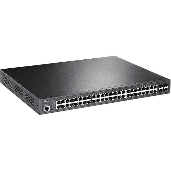Коммутатор управляемый TP-Link JetStream TL-SG3452P 104 Gbps 48xPoE+ 4xSFP+ USB2.0 384W Bla (30492283)