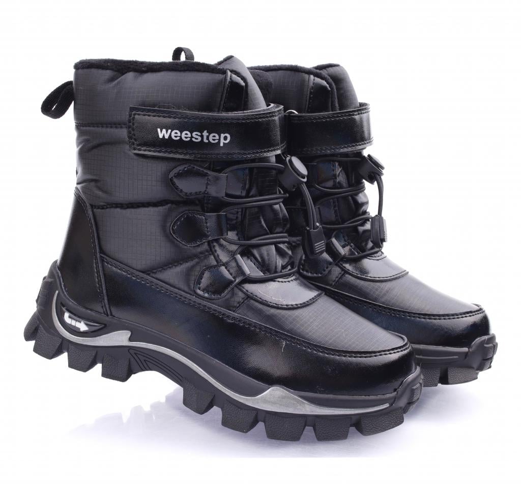 Ботинки зимние Weestep 8152 для девочек эко кожа р. 28 Черный (2280000069770)