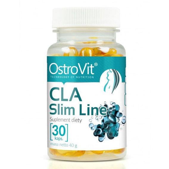 Жироспалювач Ostrovit CLA Slim Line 30 капс. (000003614) - фото 1