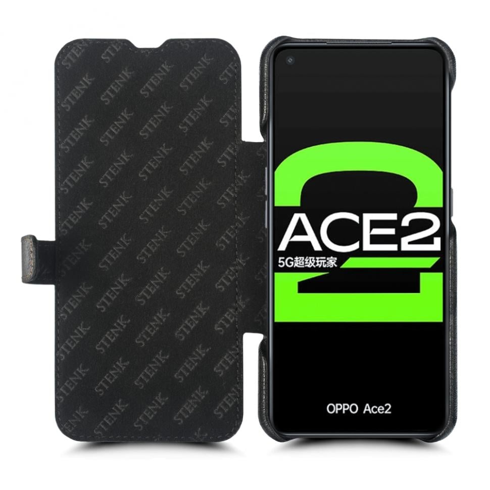 Чехол книжка Stenk Premium для OPPO Ace2 Черный (68535)