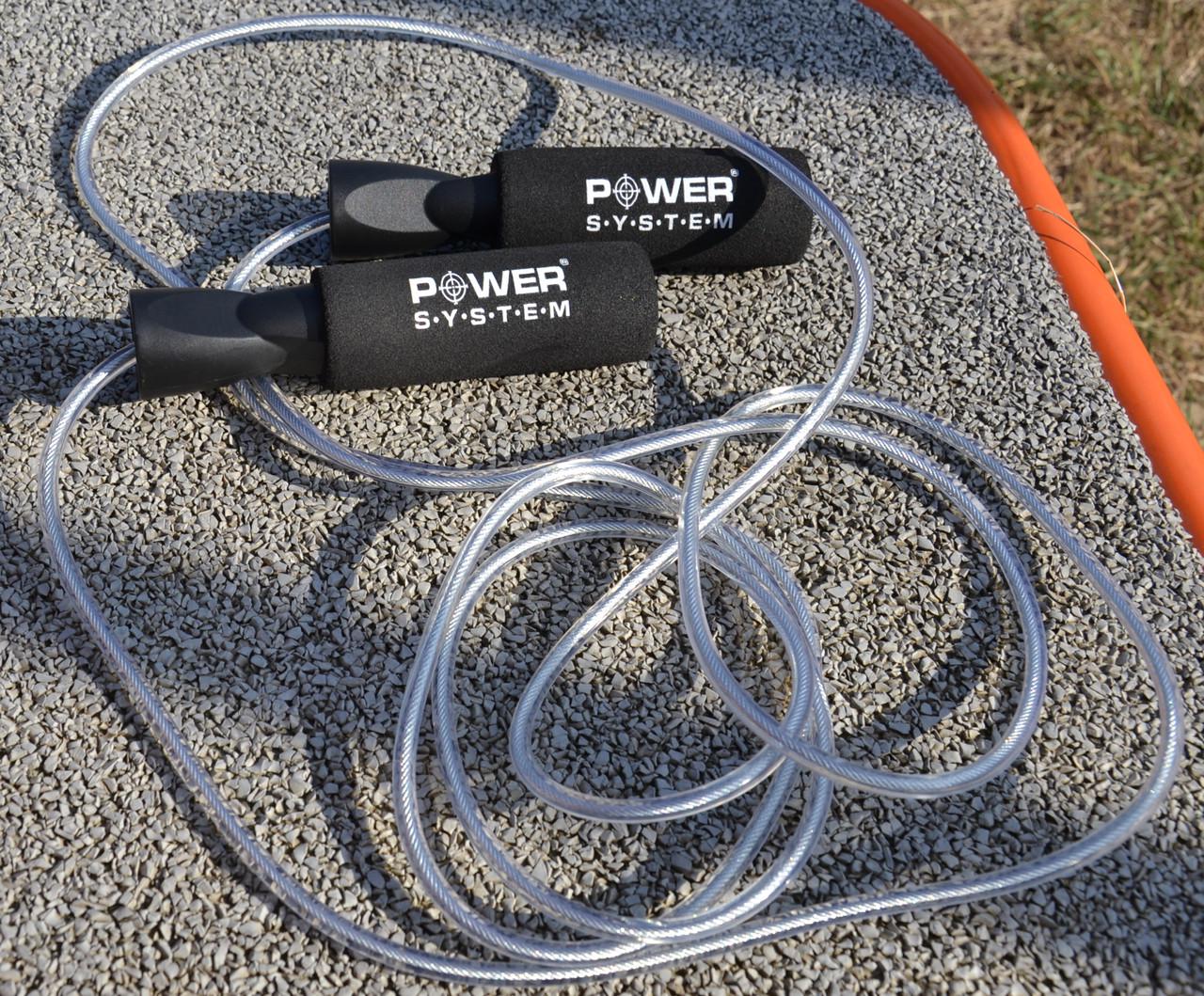 Скакалка швидкісна з підшипниками Power System PS-4004 Speed Jump Rope 2,8 м - фото 8