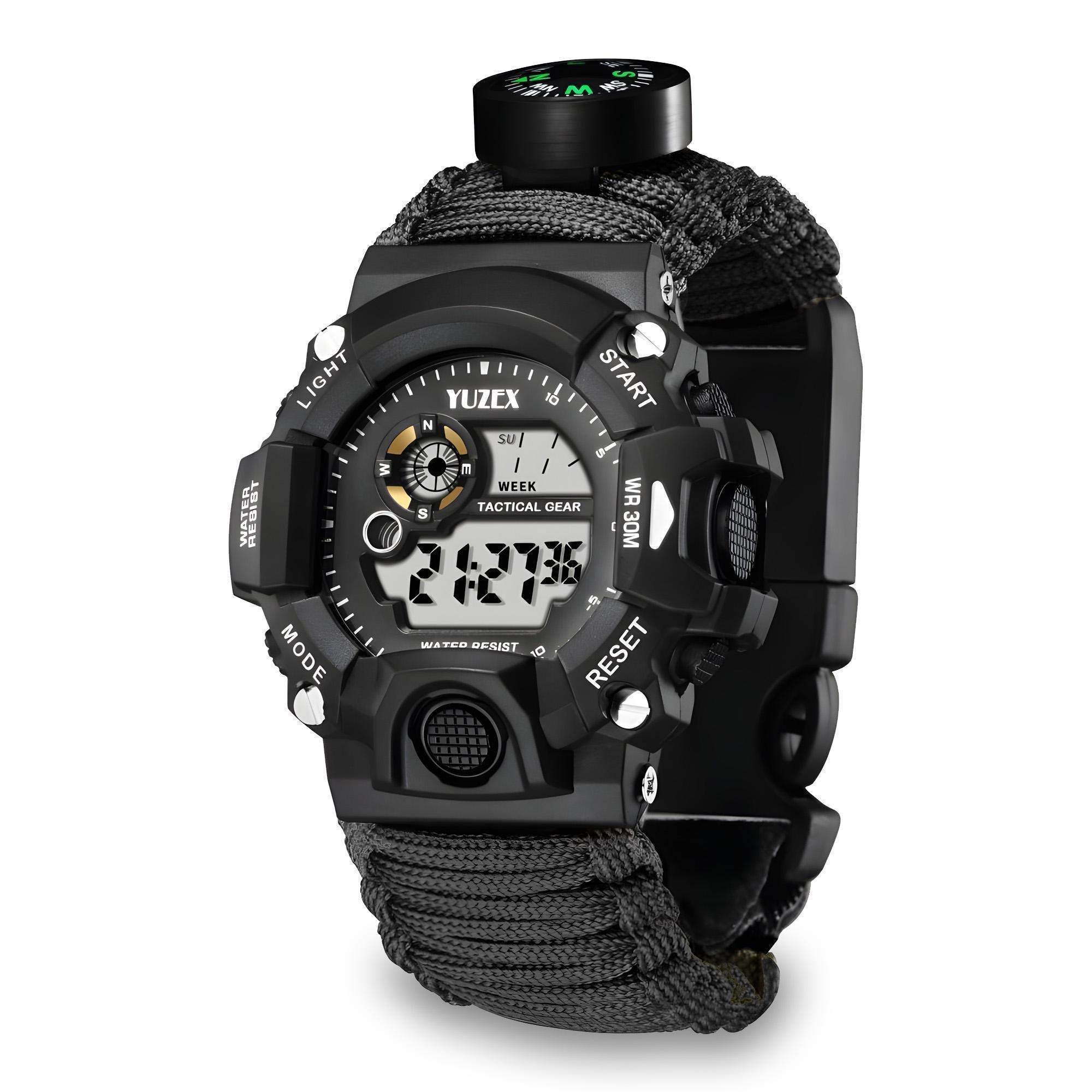 Наручные часы мужские Yuzex Tactical BLK водонепроницаемые/многофункциональные (13921674) Наручные часы мужские Yuzex Tactical BLK водонепроницаемые/многофункциональные (13921674)