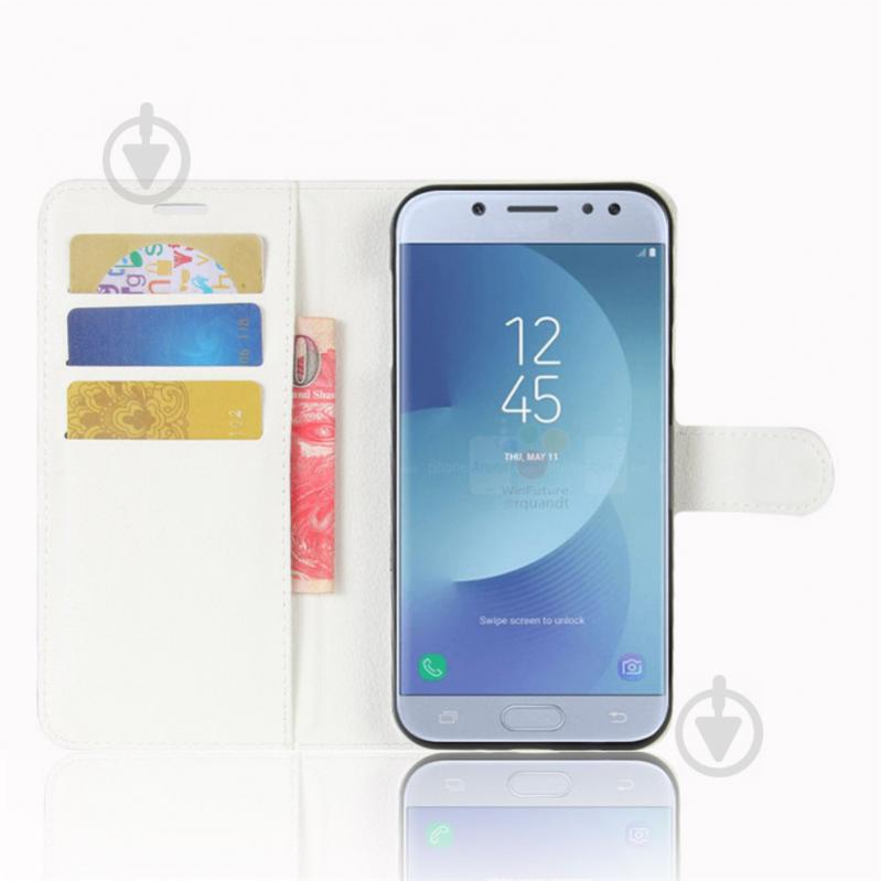 Чехол-книжка Litchie Wallet для Samsung J330 Galaxy J3 2017 White (lwwh0195)