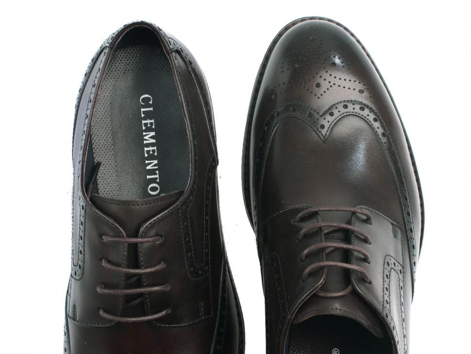 Туфлі Clemento 7253304 р. 39 Темно-коричневий (23304) - фото 4 Туфлі Clemento 7253304 р. 39 Темно-коричневий (23304) - фото 4