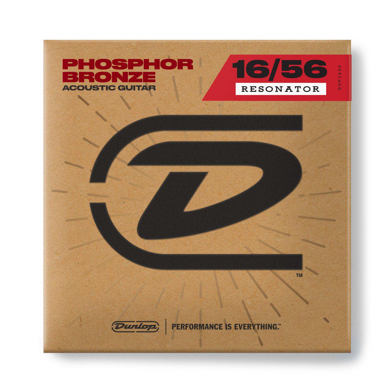 Струны для резонаторной гитары Dunlop DOP1656 Phosphor Bronze (121360)