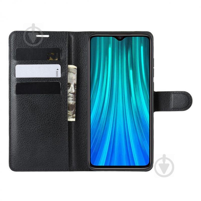 Чохол-книжка Litchie Wallet для Xiaomi Redmi Note 8 Pro Чорний (hub_Bwmq51882) - фото 6