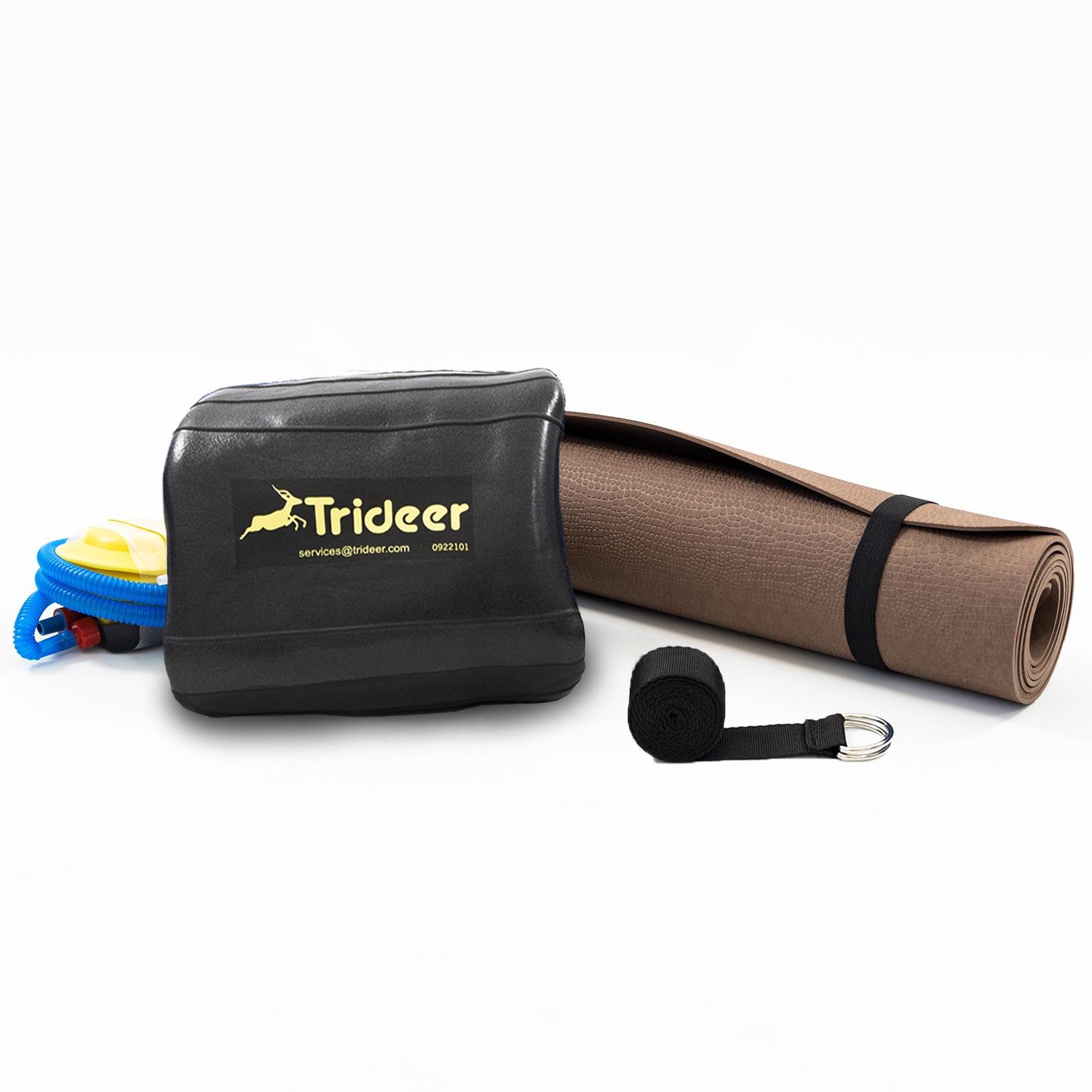 Коврик для йоги и фитнеса OSPORT Set 97 фитбол 85 см и ремнем для йоги Коричнево-черный (n-0127) - фото 3 Коврик для йоги и фитнеса OSPORT Set 97 фитбол 85 см и ремнем для йоги Коричнево-черный (n-0127) - фото 3