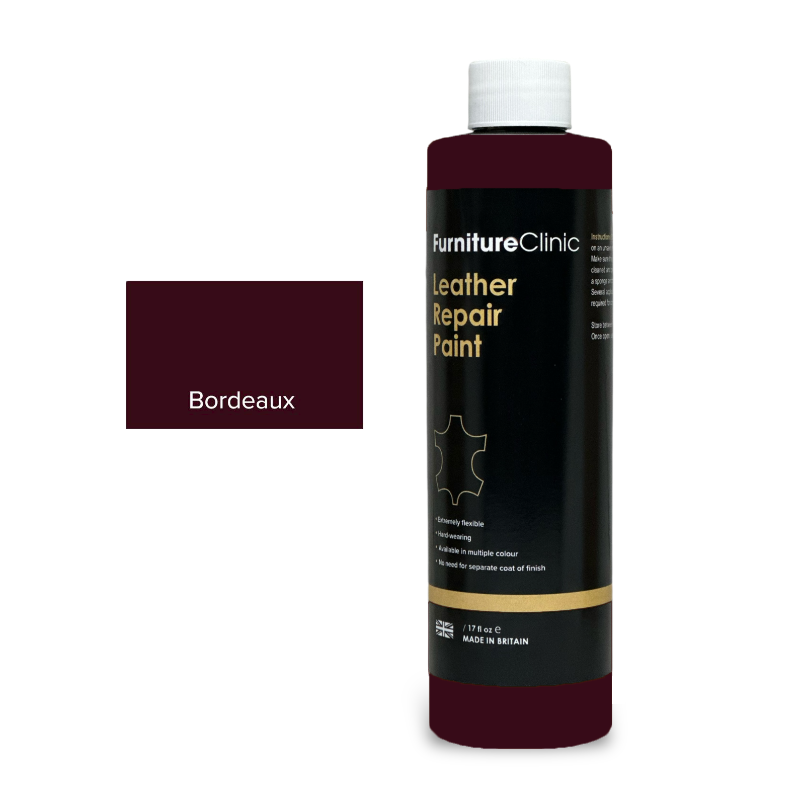 Краска для кожи Furniture Clinic Leather Repair Paint 250 мл Бордовый (21782390) - фото 11 Краска для кожи Furniture Clinic Leather Repair Paint 250 мл Бордовый (21782390) - фото 11