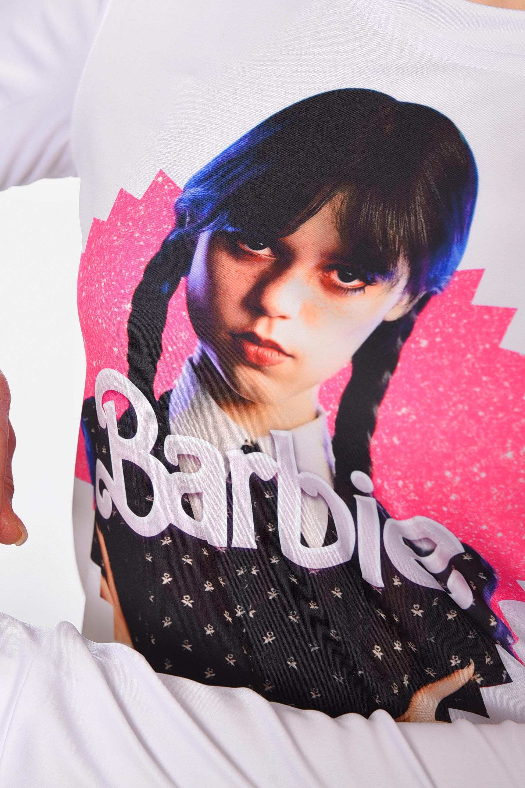 Світшот жіночий 197309 з принтом S Білий - фото 4 Світшот жіночий 197309 з принтом S Білий - фото 4