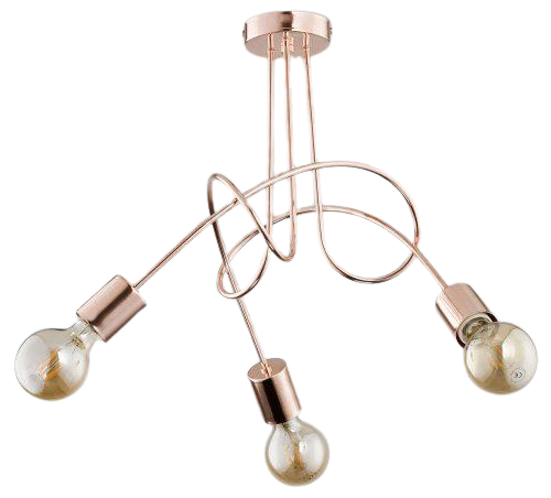 Люстра стельова Alfa Tango Copper лофт (24323)