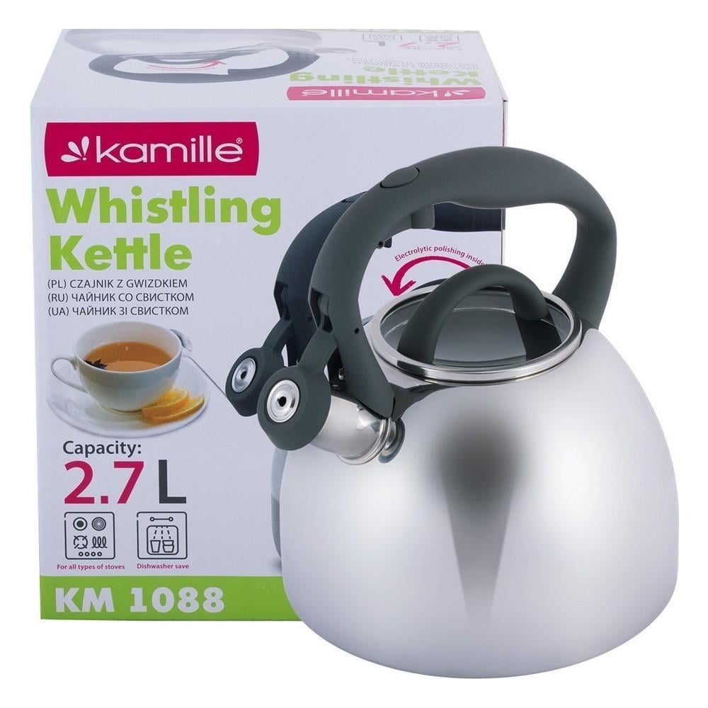 Чайник Kamille 2,7 л (KM-1088) - фото 2 Чайник Kamille 2,7 л (KM-1088) - фото 2