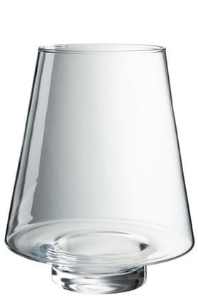 Ваза стеклянная J-LINE конической формы 23 см (619) Ваза стеклянная J-LINE конической формы 23 см (619)