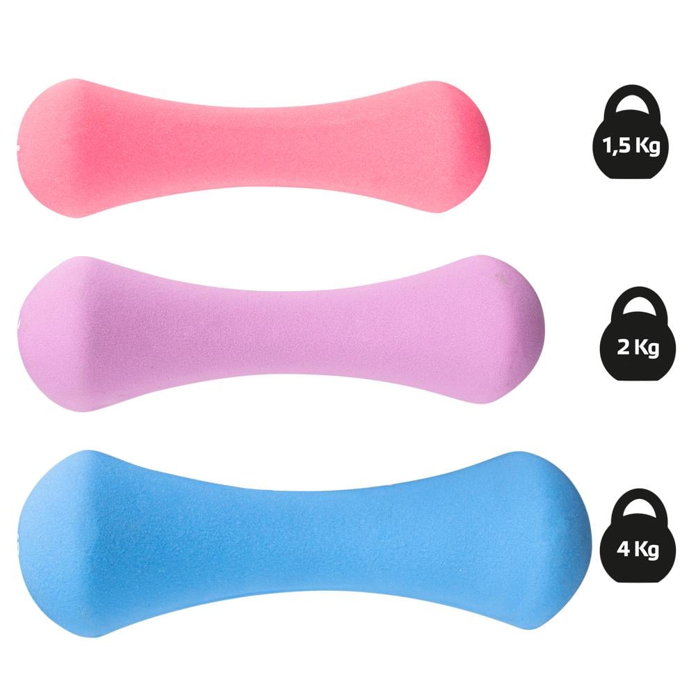 Набір неопренових гантелей inSPORTline Prene з стійкою (318028) - фото 4 Набір неопренових гантелей inSPORTline Prene з стійкою (318028) - фото 4