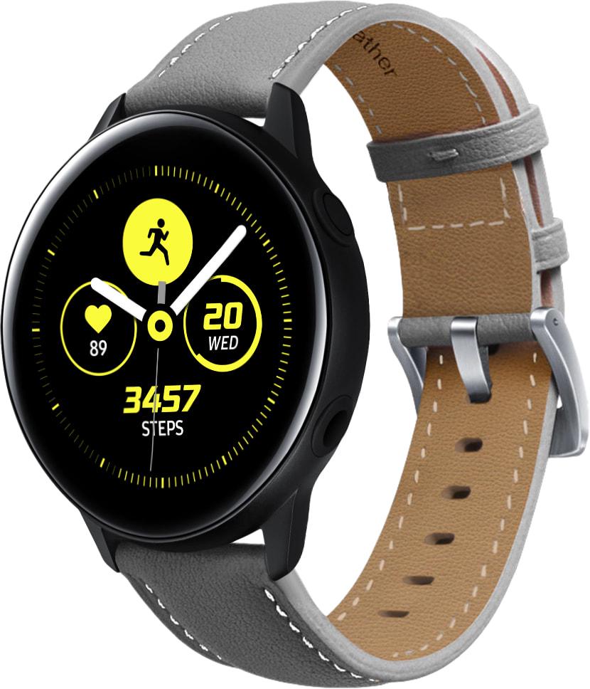 Ремешок кожаный Folsa для Galaxy Watch Active Grey (31520-33)