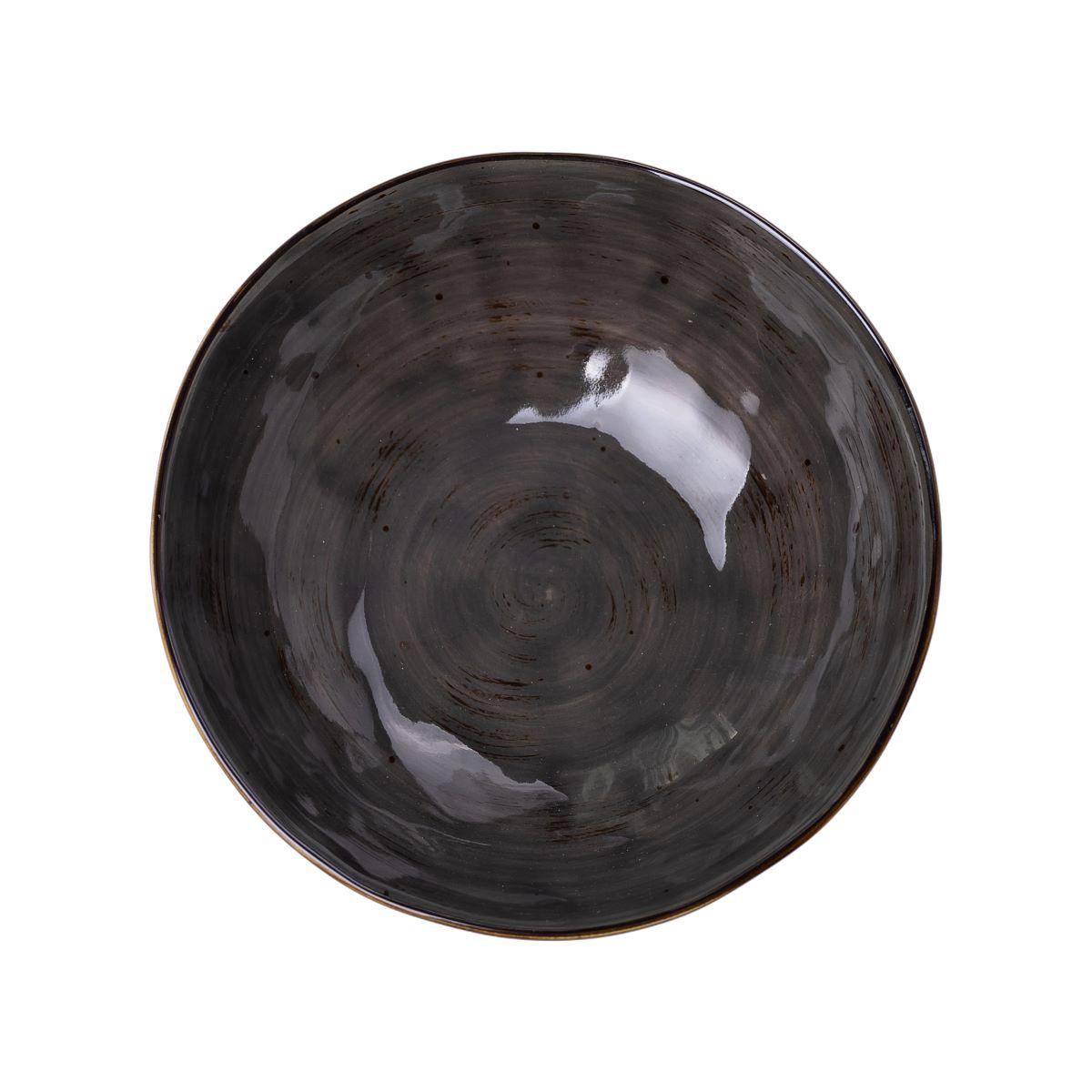 Тарілка обідня глибока кругла керамічна 17,5 см (4511)