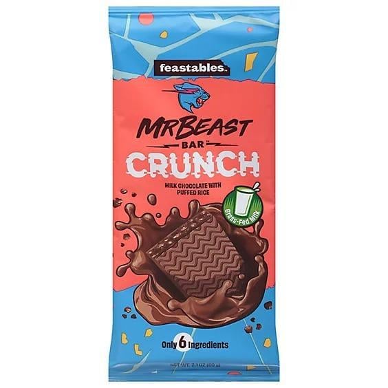Шоколад Feastables MrBeast Milk Chocolate Crunch Bars 60 г (1964689407)