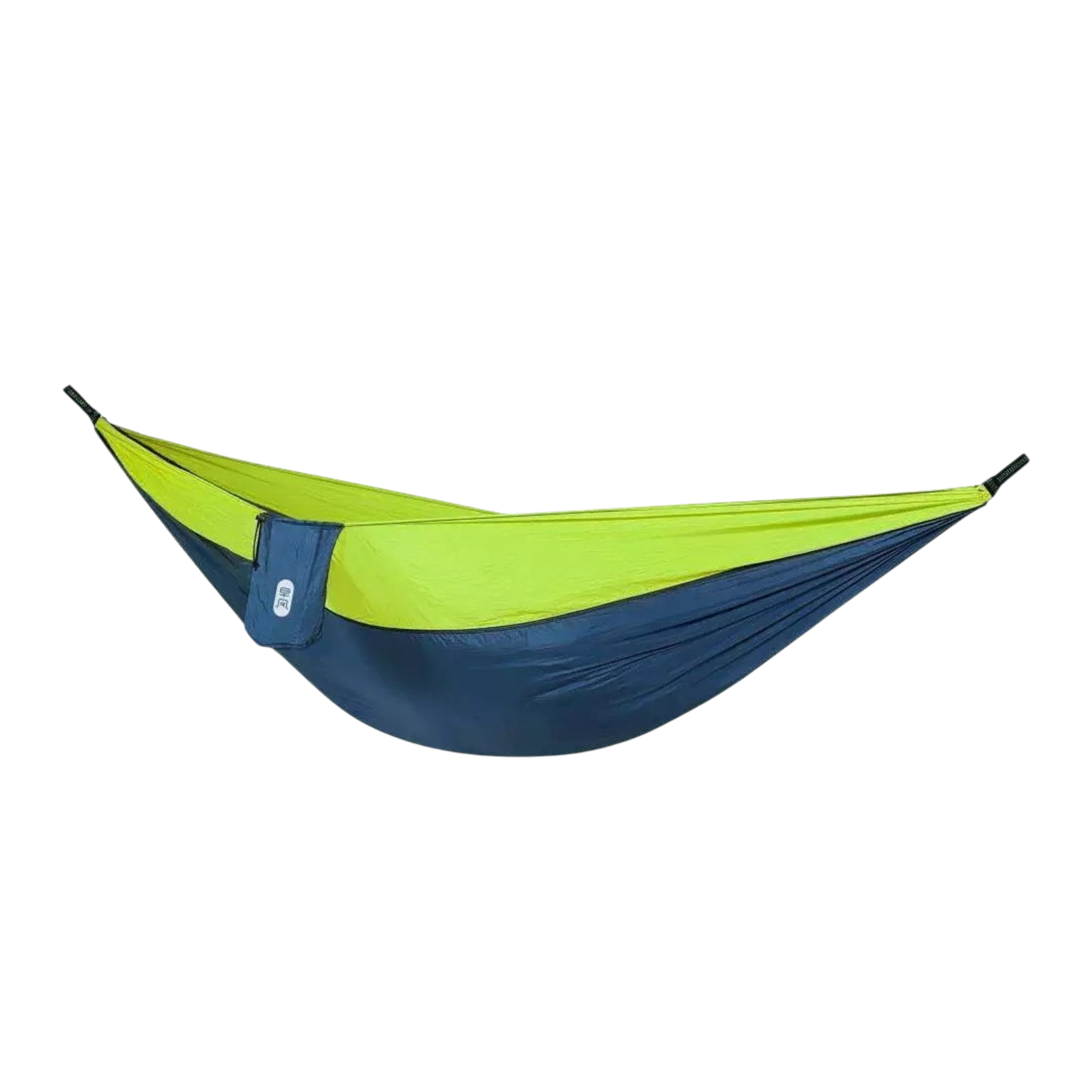 Гамак туристический ZaoFeng Parachute Cloth 270x140 см до 300 кг Сине-лаймовый (001229)