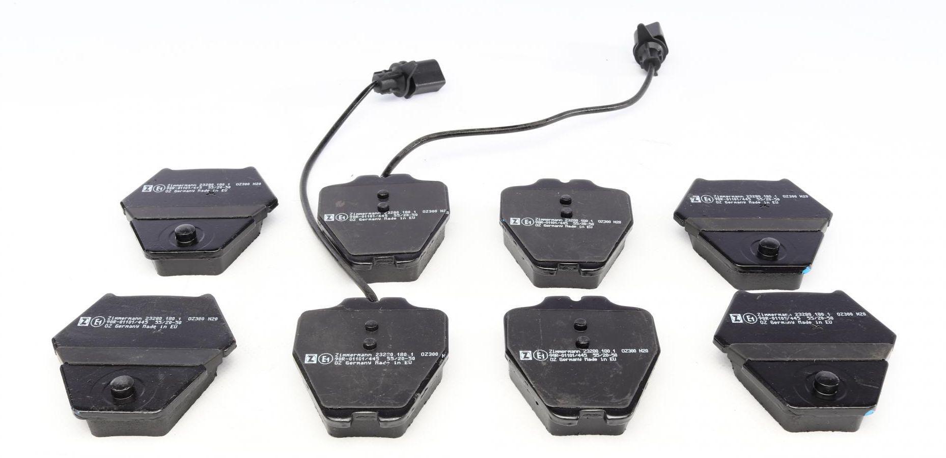 Тормозные колодки передние ZIMMERMANN для Audi A4/A6 97-05/VW Passat V 01-08 Lucas-Girling с датчиком (23280.180.1)
