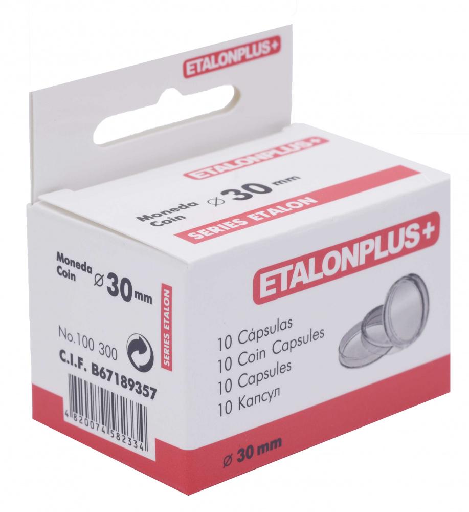 Капсулы Etalonplus для монет 30 мм 10 шт. (А14059) - фото 2 Капсулы Etalonplus для монет 30 мм 10 шт. (А14059) - фото 2