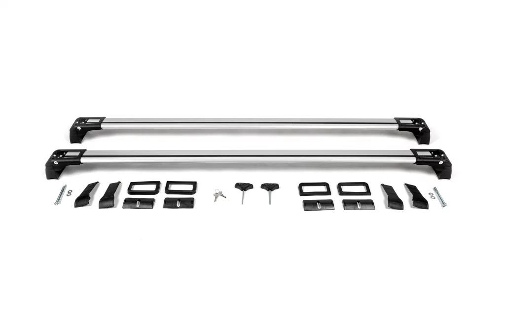 Поперечены в штатные места под ключ Wingbar V3 Erkul для Kia Soul I 2008-2013 гг. алюминий/пластик 2 шт. Черный