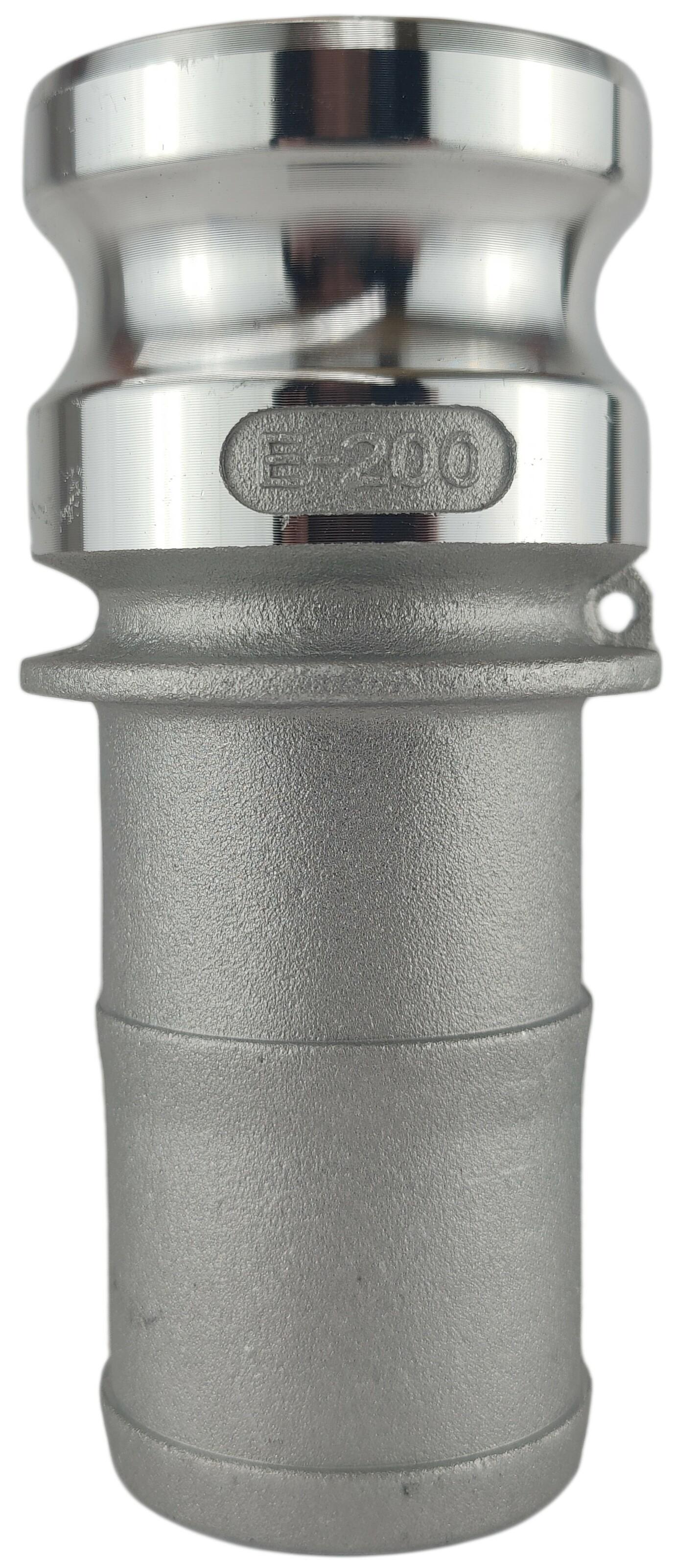 Ниппель camlock тип E под рукав 50 мм алюминий E-200 2" (50240032)