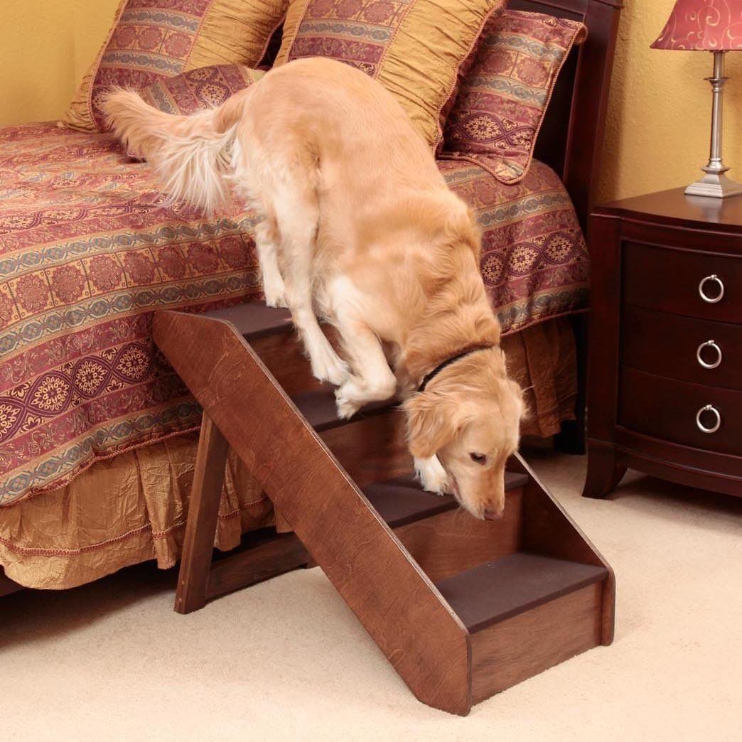 Сходи для собак з дерева Біндура Мокко (ТУС-000510) - фото 2 Сходи для собак з дерева Біндура Мокко (ТУС-000510) - фото 2