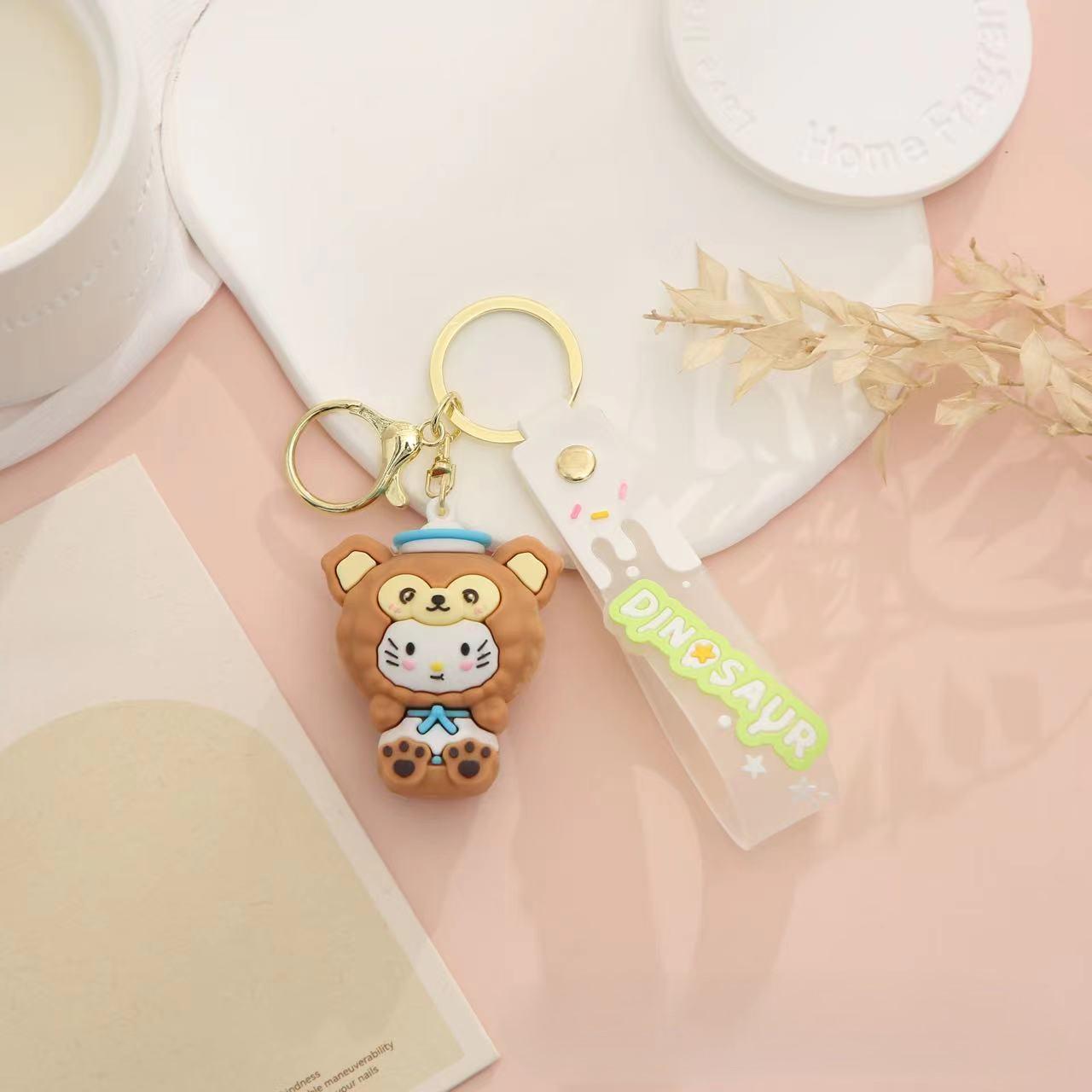 Брелок для ключів Hello Kitty Коричневий (065)