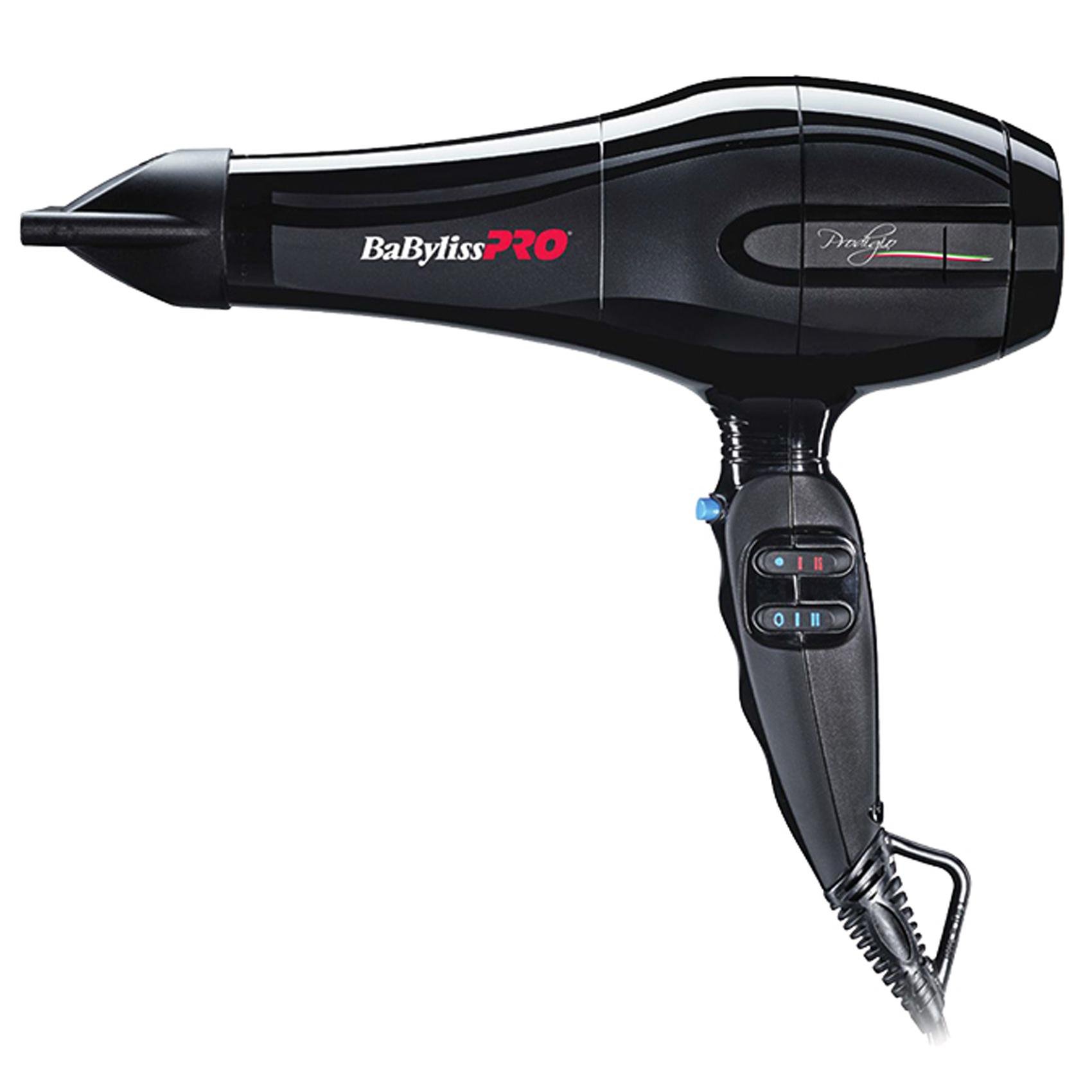 Фен для волосся BaByliss PRO BAB6710RE Prodigio 2100 Вт Чорний (6985)