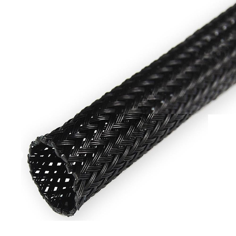 Кабельная оплетка эластичная JDDTECH PA-012 полиамид 6,6 растяжка 0,8-2,4 см 12 мм Черный