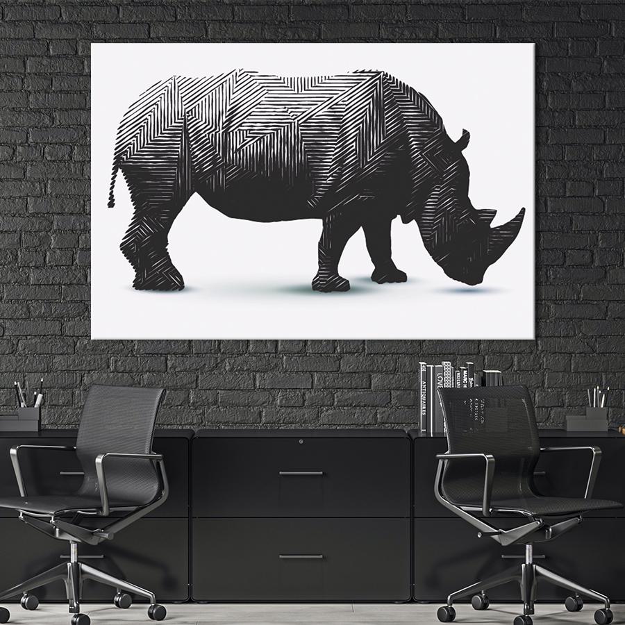 Картина на полотні Rhino 122x81 см (165-1)