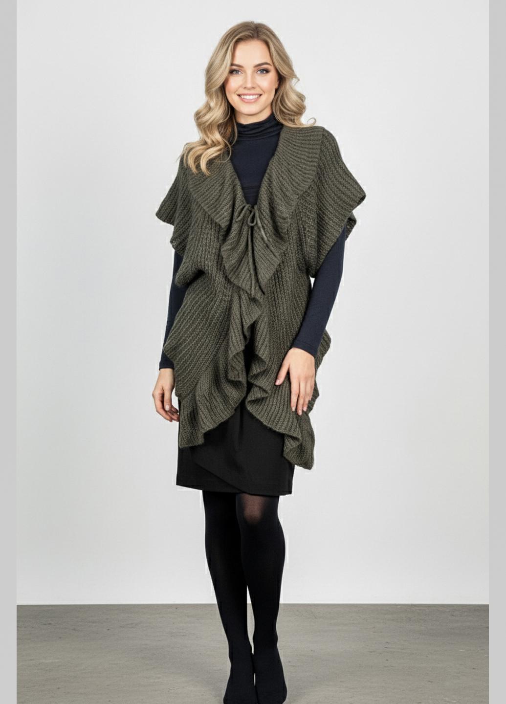 Кардиган жіночий демісезонний Forza Viva SW-2801GRIGIO р. 44 Сірий (SW-2801GRIGIO-44) - фото 2 Кардиган жіночий демісезонний Forza Viva SW-2801GRIGIO р. 44 Сірий (SW-2801GRIGIO-44) - фото 2