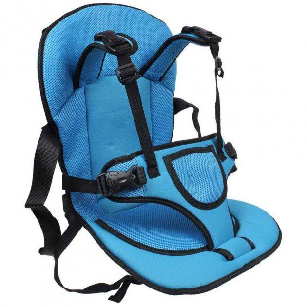 Автокресло Multi Function Car Cushion до 12 лет Синий (ws34269)