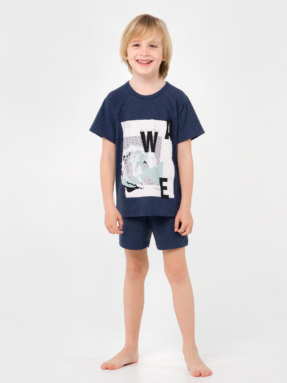 Пижама Smil 128 см Синий (104829-1)