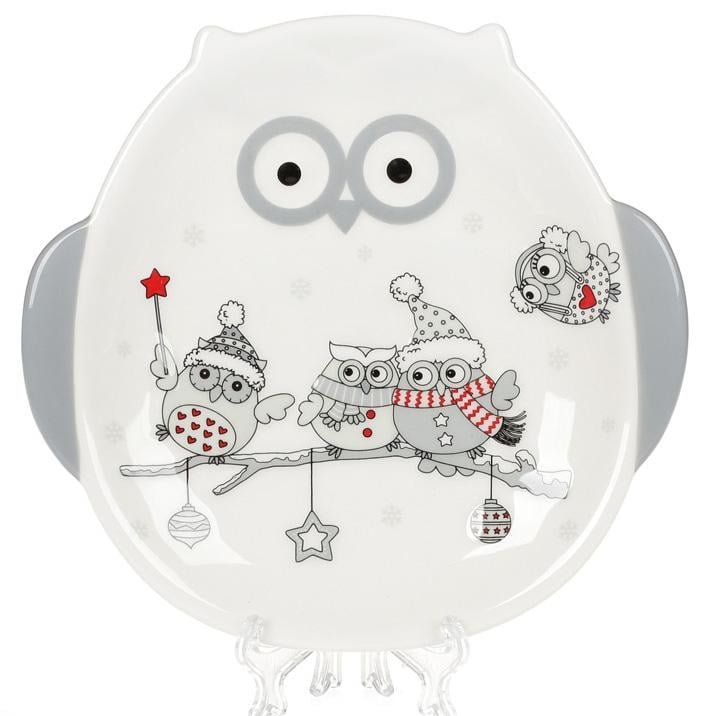 Тарелка керамическая Совушки-волшебницы 18,9 см (BD-DM525-X)