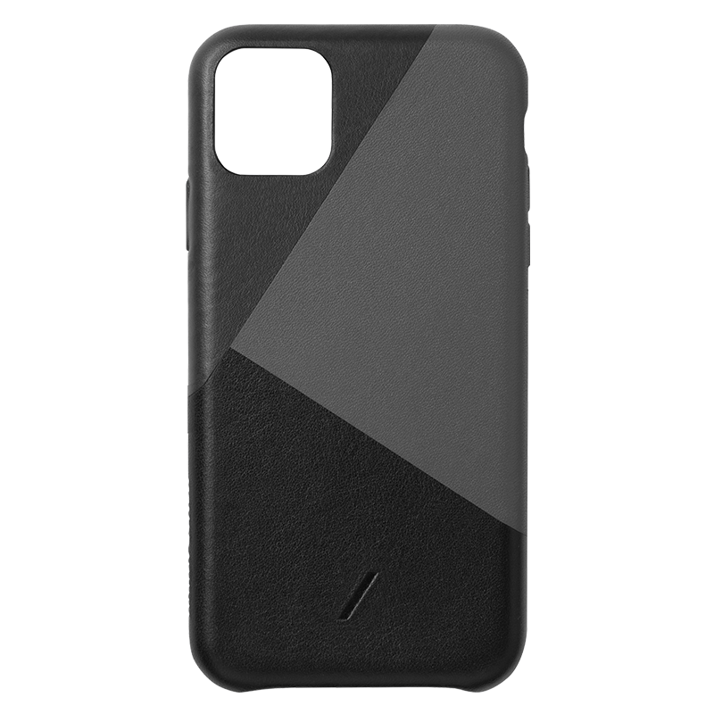 Кожанный чехол накладка Native Union Clic Marquetry Case for iPhone 11 Pro Max, Black (CMARQ-BLK-NP19L) - фото 2